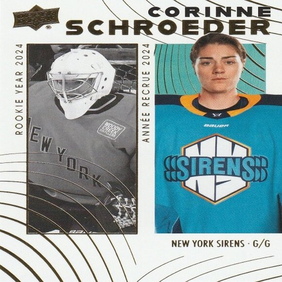 Corinne Schroeder - 2024/2025 Tim Hortons Retrospective Rookies PWHL Series Card - Picture 1 of 2